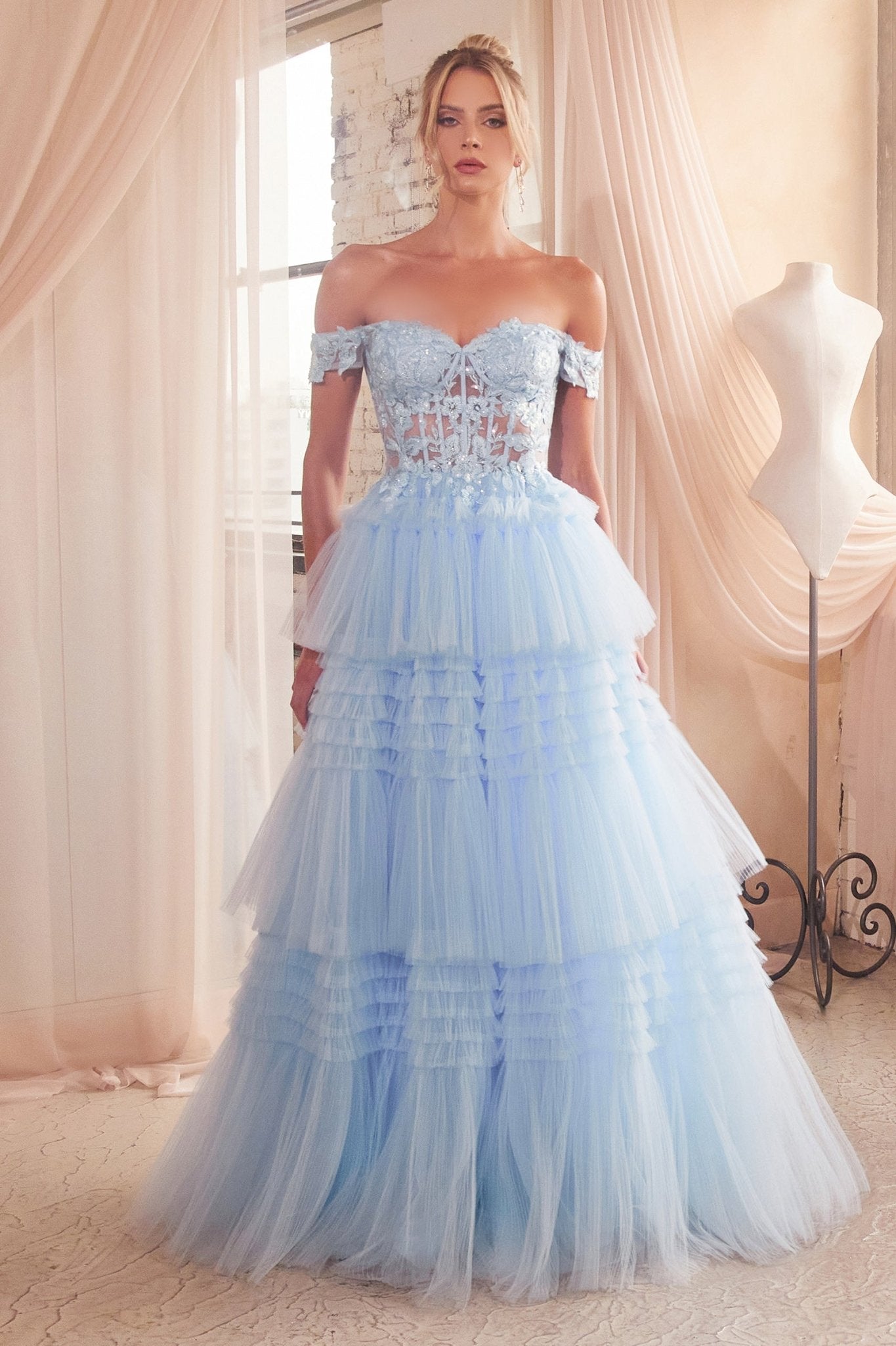 9315 - Ladivine by Cinderella Divine Dress - PROMPARTY