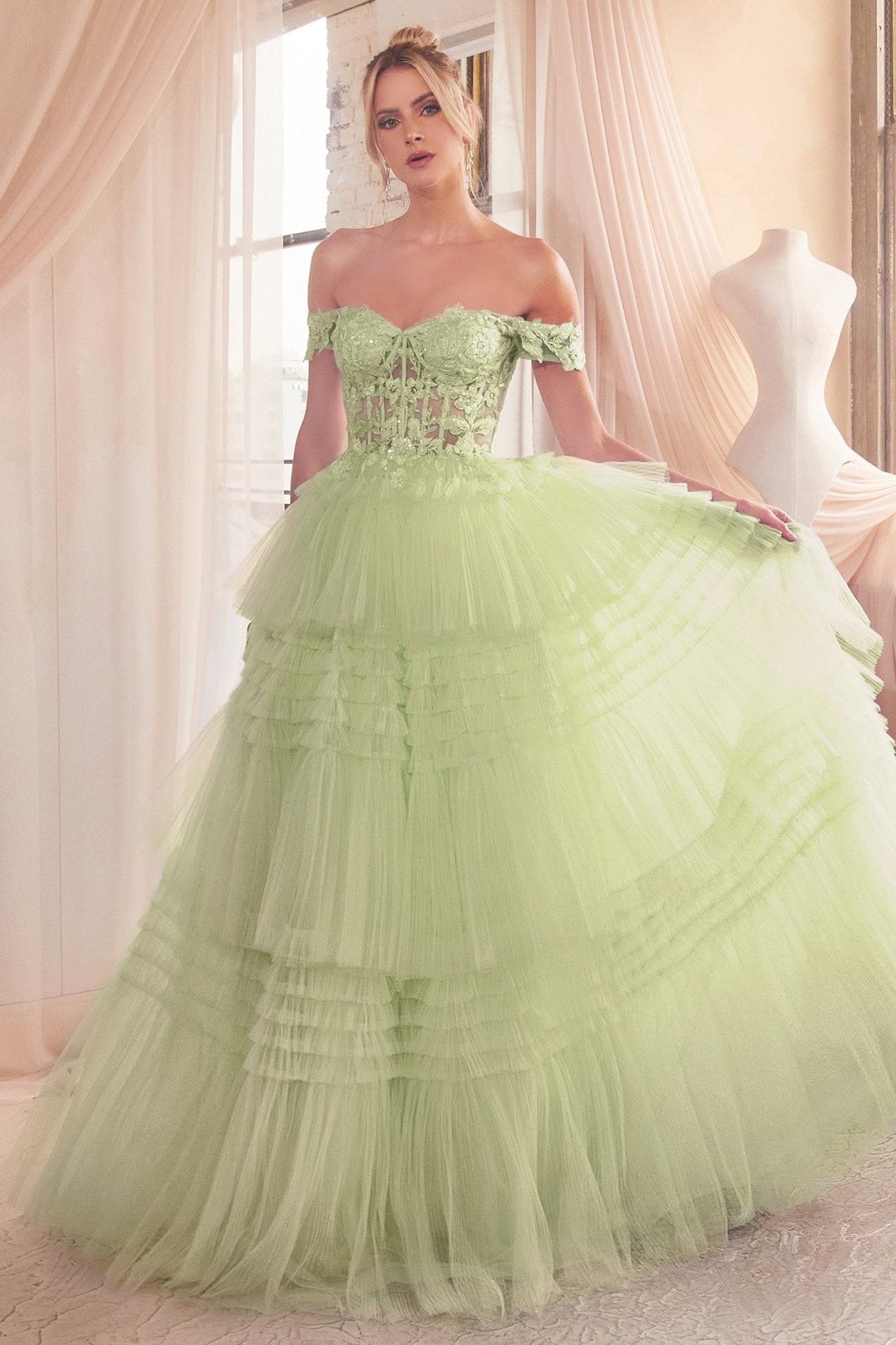 9315 - Ladivine by Cinderella Divine Dress - PROMPARTY