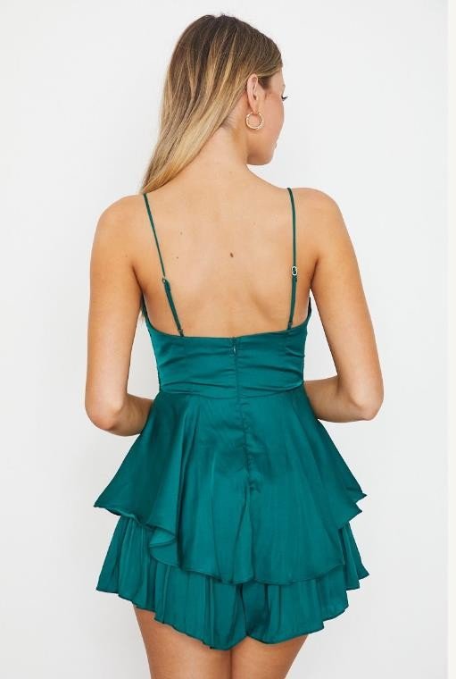 Double Ruched Cami Mini Dress - PROMPARTY