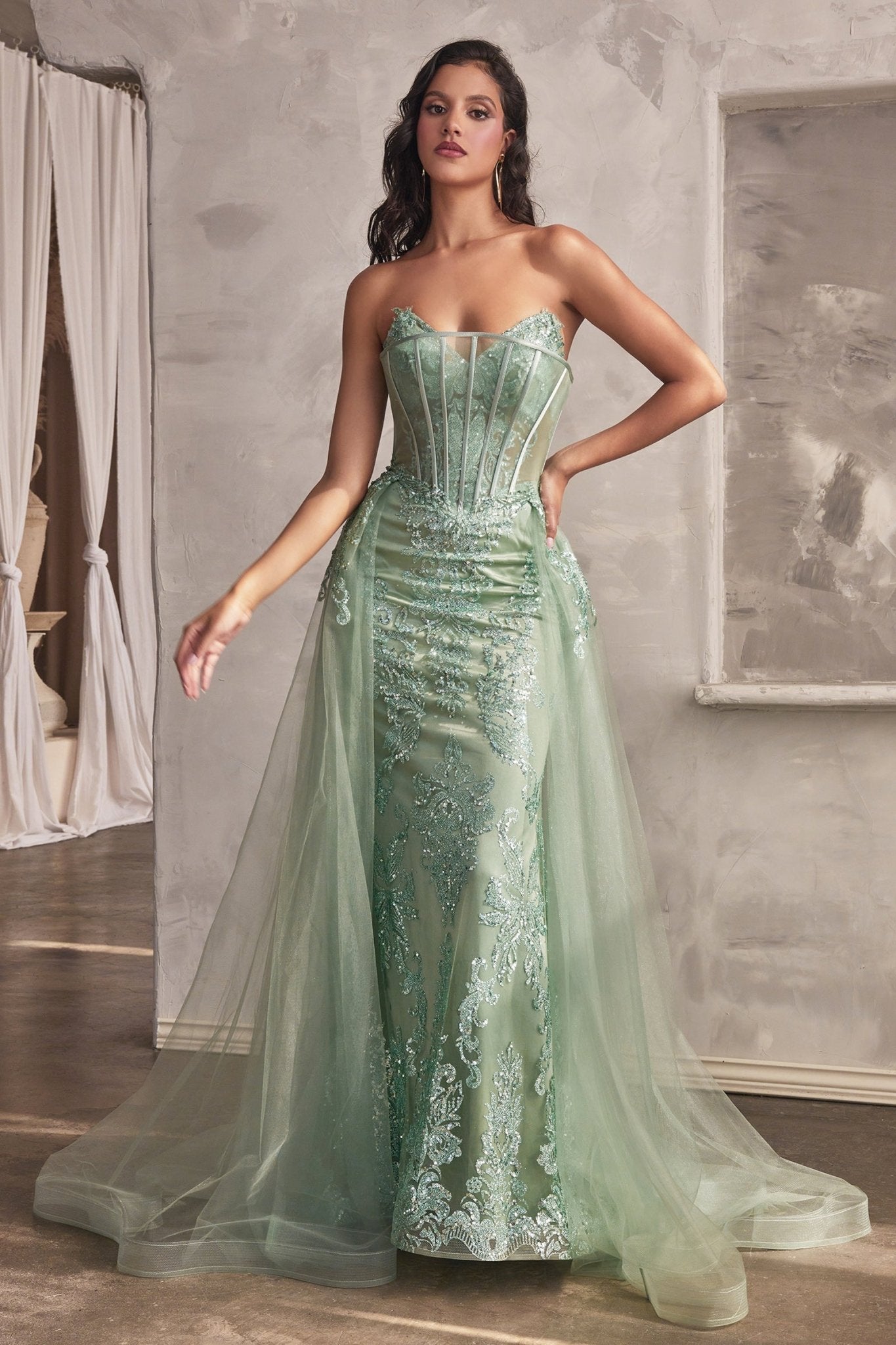 J858 - Ladivine by Cinderella Divine Dress - PROMPARTY